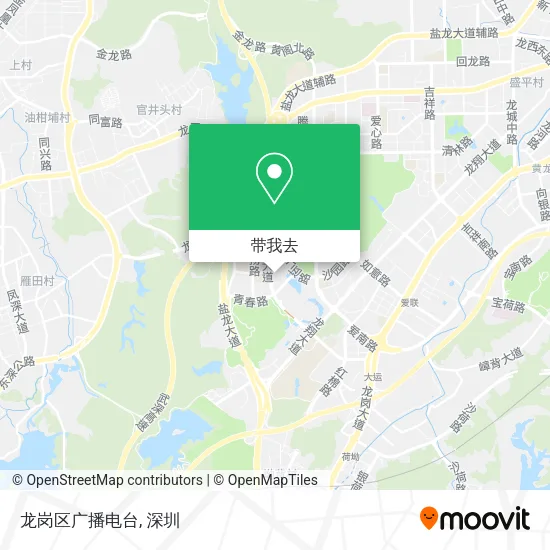 龙岗区广播电台地图