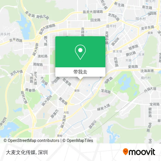 大麦文化传媒地图