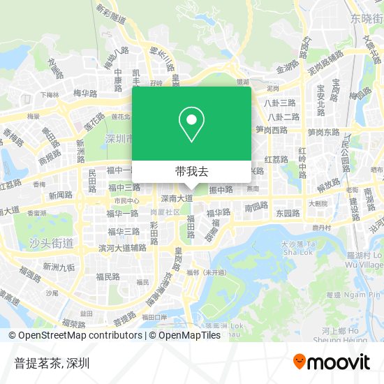 普提茗茶地图
