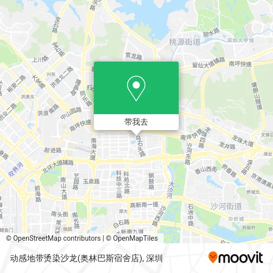 动感地带烫染沙龙(奥林巴斯宿舍店)地图