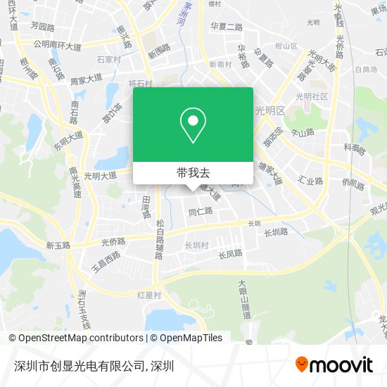 深圳市创显光电有限公司地图