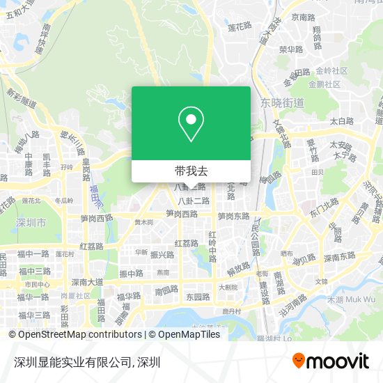 深圳显能实业有限公司地图