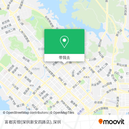 富都宾馆(深圳新安四路店)地图