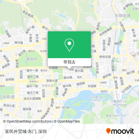 富民外贸城-东门地图
