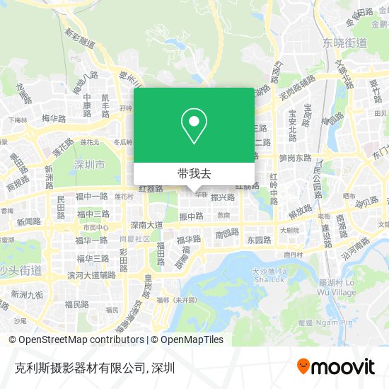 克利斯摄影器材有限公司地图