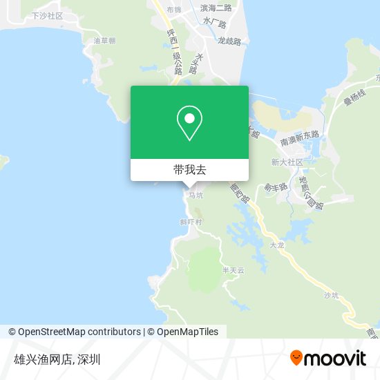 雄兴渔网店地图