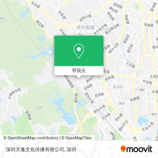 深圳天逸文化传播有限公司地图