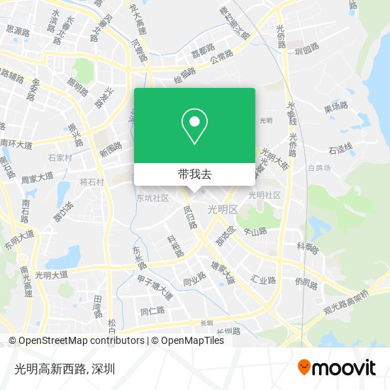 光明高新西路地图