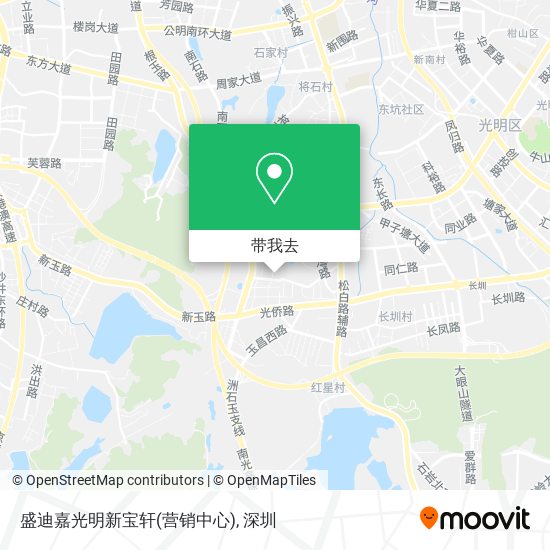 盛迪嘉光明新宝轩(营销中心)地图