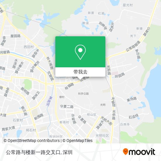 公常路与楼新一路交叉口地图