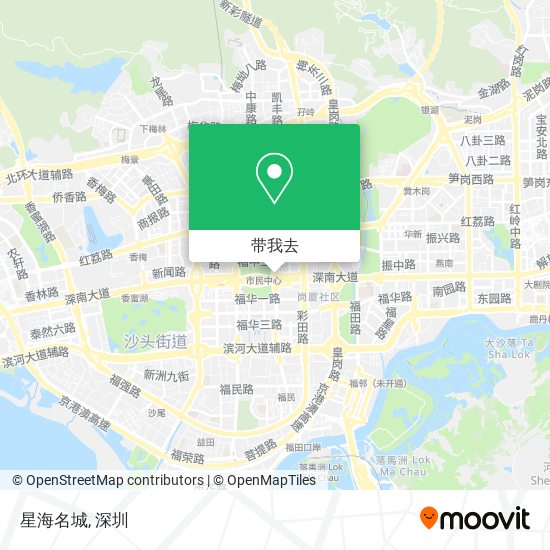 星海名城地图