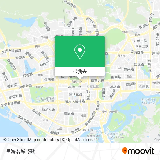 星海名城地图