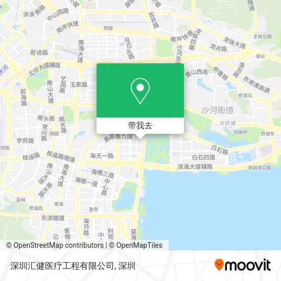 深圳汇健医疗工程有限公司地图