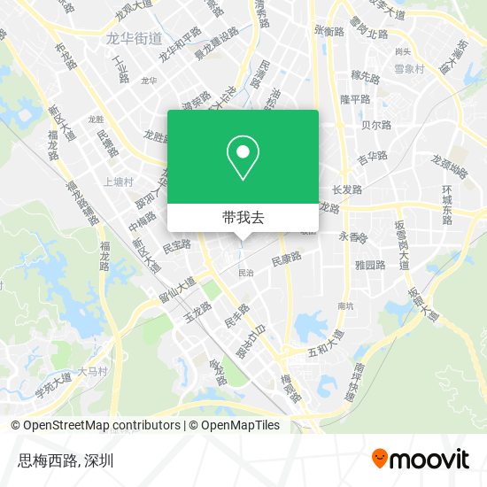 思梅西路地图