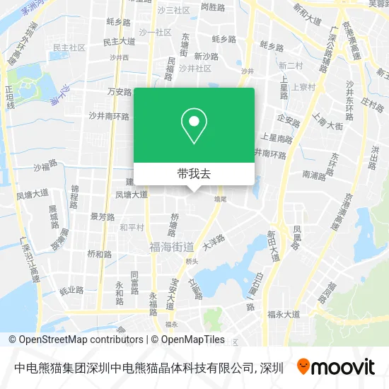中电熊猫集团深圳中电熊猫晶体科技有限公司地图