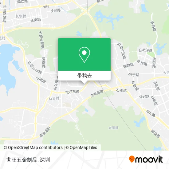 世旺五金制品地图