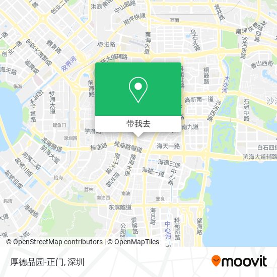 厚德品园-正门地图