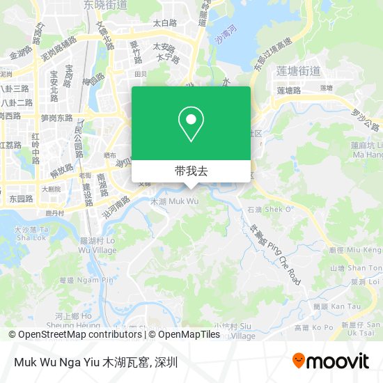 Muk Wu Nga Yiu 木湖瓦窰地图