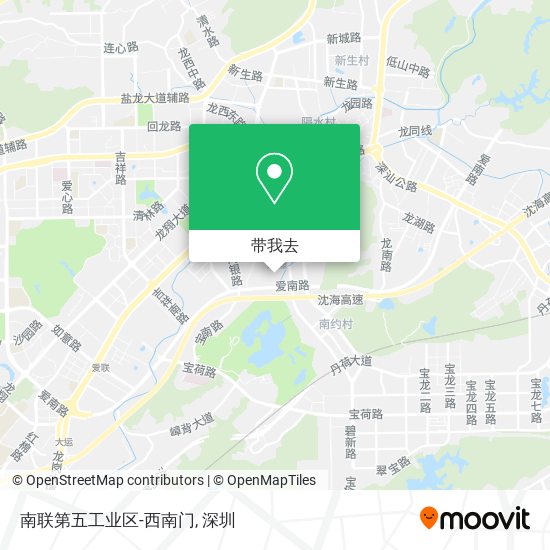 南联第五工业区-西南门地图