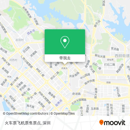 火车票飞机票售票点地图