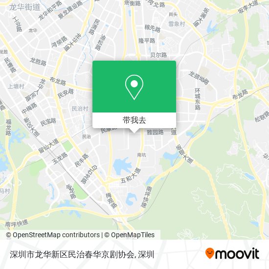 深圳市龙华新区民治春华京剧协会地图