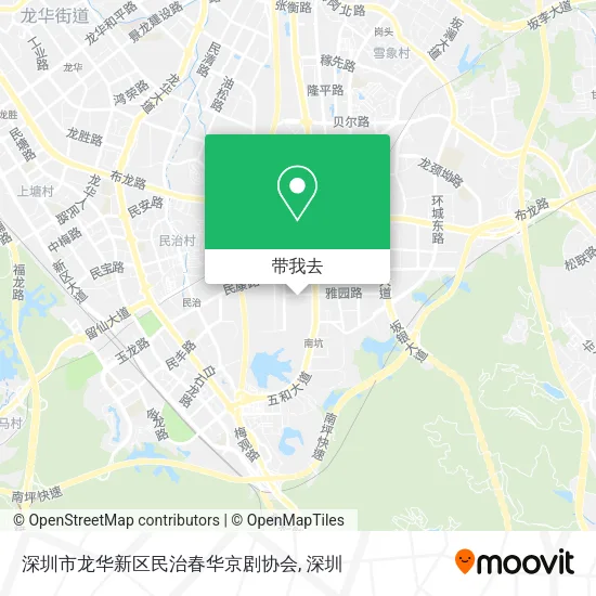 深圳市龙华新区民治春华京剧协会地图
