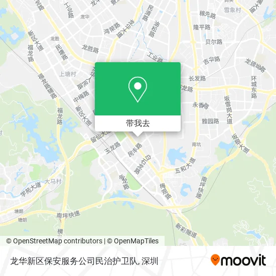 龙华新区保安服务公司民治护卫队地图