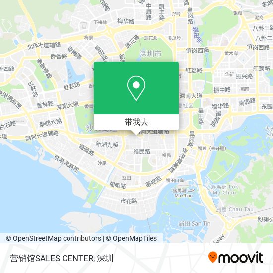 营销馆SALES CENTER地图