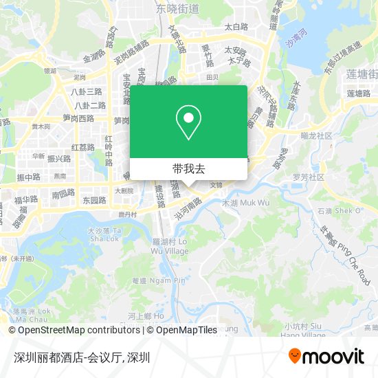 深圳丽都酒店-会议厅地图