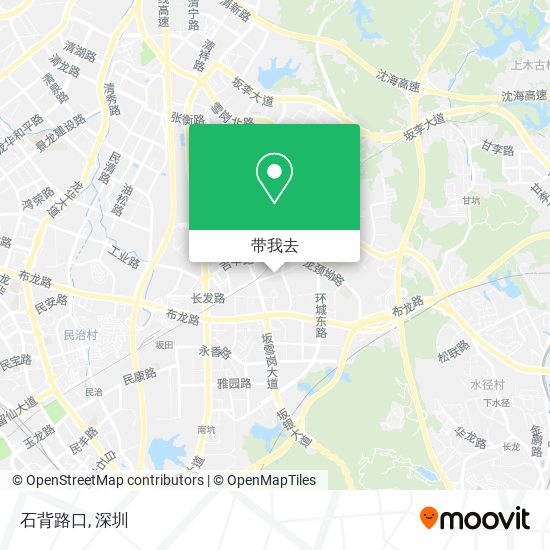 石背路口地图