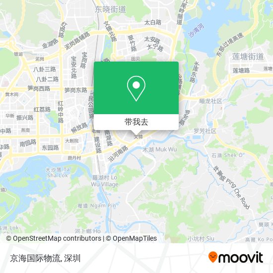 京海国际物流地图