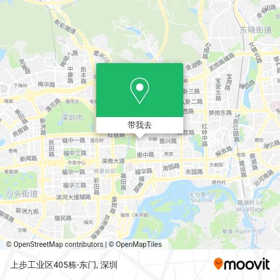 上步工业区405栋-东门地图