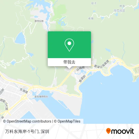 万科东海岸-1号门地图