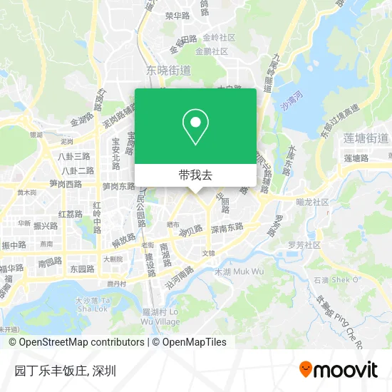 园丁乐丰饭庄地图
