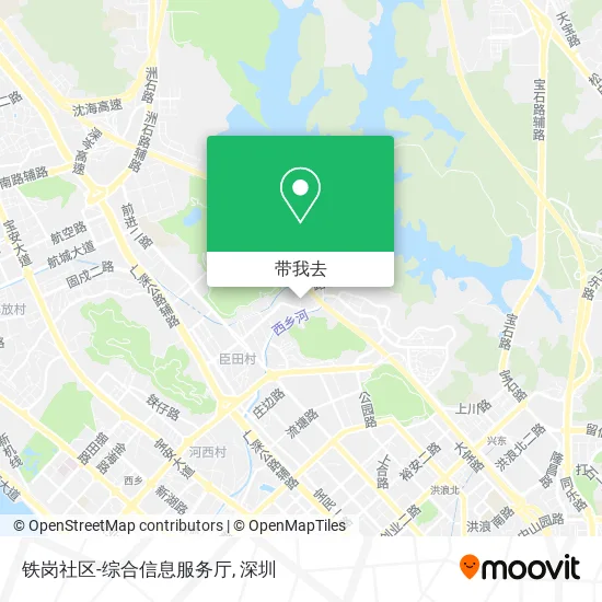 铁岗社区-综合信息服务厅地图