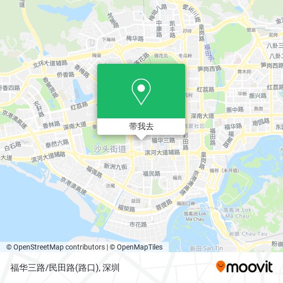 福华三路/民田路(路口)地图