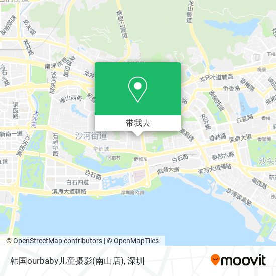 韩国ourbaby儿童摄影(南山店)地图