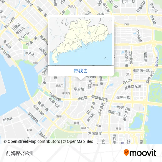 前海路地图