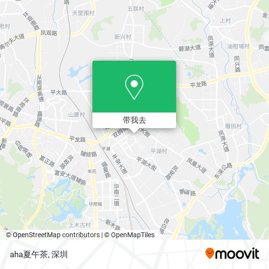 aha夏午茶地图