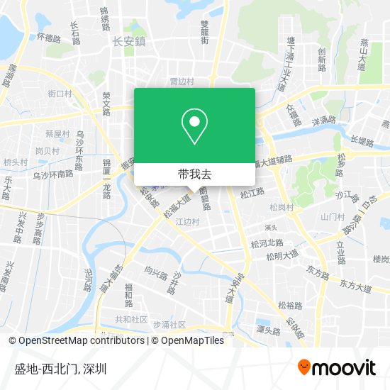 盛地-西北门地图