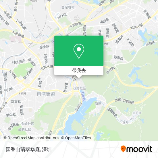 国香山翡翠华庭地图