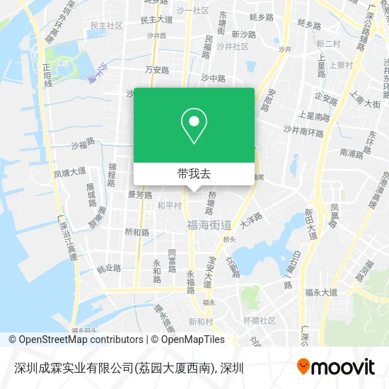 深圳成霖实业有限公司(荔园大厦西南)地图