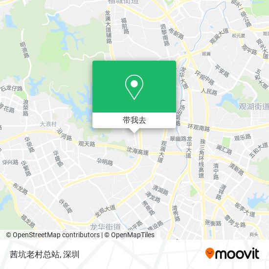茜坑老村总站地图