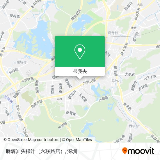 腾辉汕头粿汁（六联路店）地图