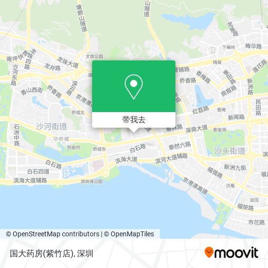 国大药房(紫竹店)地图