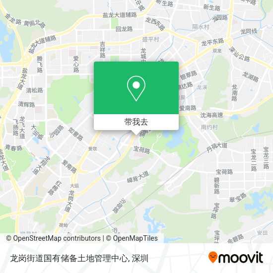 龙岗街道国有储备土地管理中心地图