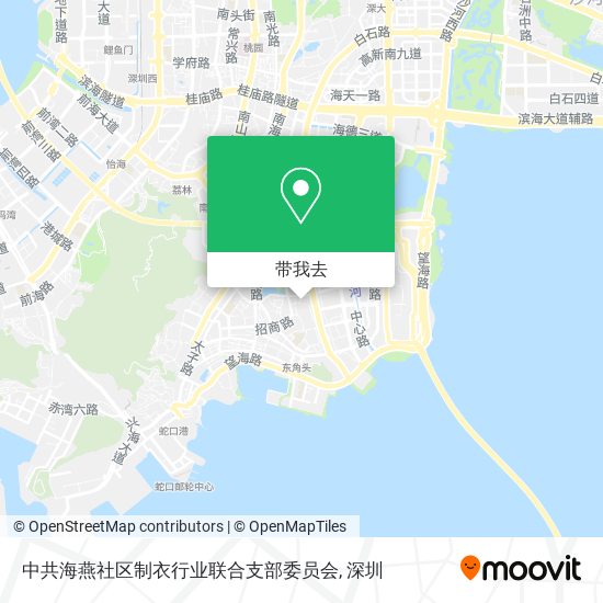 中共海燕社区制衣行业联合支部委员会地图