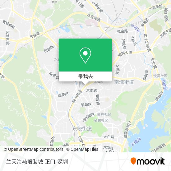 兰天海燕服装城-正门地图