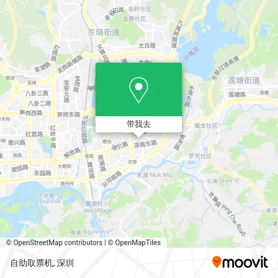 自助取票机地图