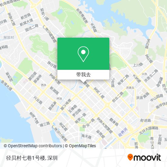 径贝村七巷1号楼地图